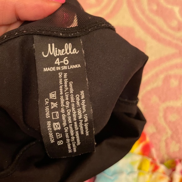 black dance leotard size 4-6 - Picture 3 of 3